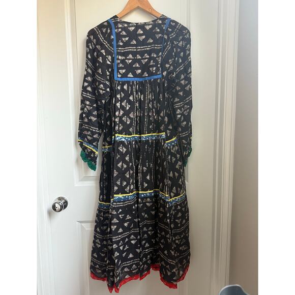 NWT Warm NY RTW Spring 2018 Printed Bohemian Midi Dress Size P/S - Picture 3 of 10